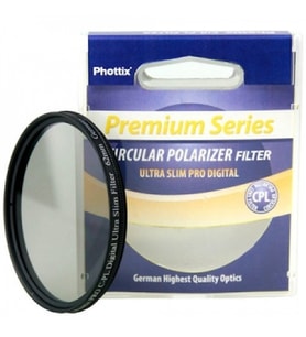 Phottix 72mm Ultra Slim Pro Digital CPL Polarize Filtre