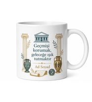Müzeci Hediyesi Kişiye Özel Baskılı Kupa Bardak Müze Severler İçin Hediye