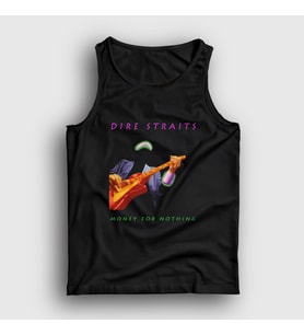 Presmono Unisex Siyah Money For Nothing Dire Straits Atlet 439607tt