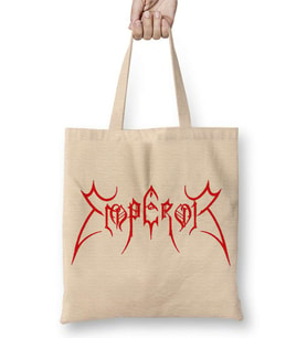 Emperor Enslaved Darkthrone Satyricon Immortal Dimmu Borgir Bez Çanta Uzun Saplı