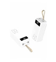 Mey İthalat® Powerbank 60.000 Mah Taşınabilir Şarj Hızlı El Fenerli Dijital Göstergeli