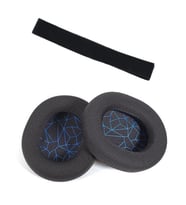 SteelSeries Arctis 3 5 Yedek Kafa bandı ve Kulaklık Pedi SET Kulaklık Yastığı Süngeri Headband (Mavi)