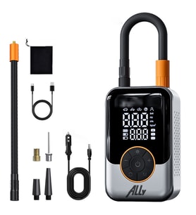 ALLY ST-221D Pro Akıllı Hava Kompresörü Araç kablosuz hava pompası (Siyah)
