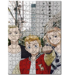 Cakapuzzle Tokyo İntikamcıları Anime Puzzle Yapboz MDF (Ahşap) (120 Parça)