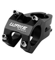 Wake Renkli Bisiklet Kısa Gidon Boğazı 40mm Bisiklet Yedek Parça Aksesuarı Wake Boğaz Siyah