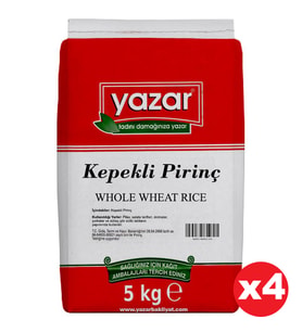 Yazar Kepekli Pirinç 5 Kg x 4 Paket
