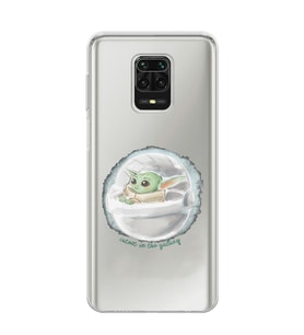 Redmi Note 9 Pro / 9s Uyumlu Yoda Tasarımlı Şeffaf Telefon Kılıfı