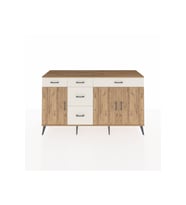 Kronos Konsol 2 Raflı 5 Çekmeceli 3 Kapaklı 176x59x99 Çam-Çam/Aytaşı