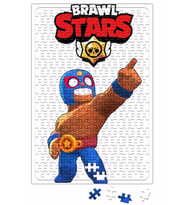 Brawl Stars El Rudo Primo Puzzle 240 Parça Yapboz