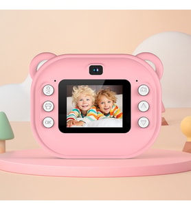 Çeşithane Ayıcık Tasarımlı Çocuk Kamera Bluetooth Hoparlör Mini Fotoğraf Makinesi