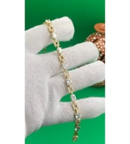 Xuping Gold VIP Kuyumcu Model Zirkon Taşlı Kadın Bileklik (Altın)