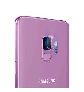 Samsung Galaxy S9 Kamera Lens Koruyucu HD İnce Yüksek Kalite Cam Filmi (Renksiz)