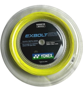 Yonex Exbolt 65 Badminton Kordajı 0.65 mm / 200 M - Sarı