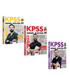 Yargı 2026 KPSS Tarih Coğrafya ve Vatandaşlık Konu Seti 3 Kitap