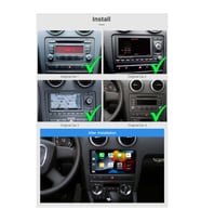 AUDI A3 2003-2012 9''CARPLAY ANDROİD AUTO 4RAM KAMERA HEDİYE