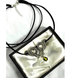 DÜKKAN DESİGN SİLVER SNAKE MEDUSA KOLYE