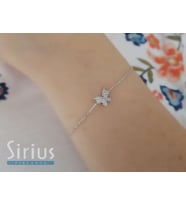 Pırlanta Taşlı Kelebek Bileklik
