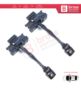 VW ID.4 E21 ID.5 E39 Audi Q4 e-tron F4N F4B 11A837249A için 2 Adet Ön Kapı Gergisi
