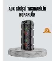 Taşınabilir Hoparlör Çift Sürücü Güçlü Bas Ses Çoklu Bağlantı
