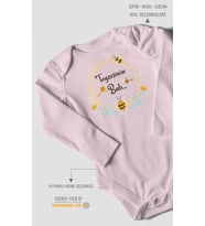 Teyzesinin Balı Uzun Kollu Çıtçıtlı Bebek Body