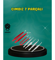 Antistatik 7 li Hassas Cımbız Takımı Manyetik Olmayan Uçlu