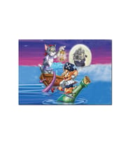 Tom Ve Jerry Shiver Me Bıyık (50x70 Cm Boyut)