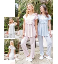 Bone Club 5624 Pudra Hamile Lohusa Pijama Tk