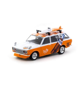 Tarmac Datsun Bluebird 510 Wagon Fanta 1/64 Model Araba (Turuncu-Beyaz)