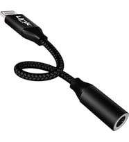 LİNKTECH A194 Lightning 3.5mm Çevirici Adaptörü (Siyah)