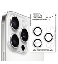 Bİ SAFİR IPHONE 16 PRO/16 PRO MAX GÜMÜŞ KAMERA KORUYUCU