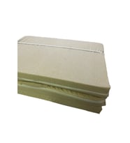 Tek Kişilik Katlanır Yer Yatağı Sünger Yatak Krem Kırçıllı 80x180 Cm-6 Cm