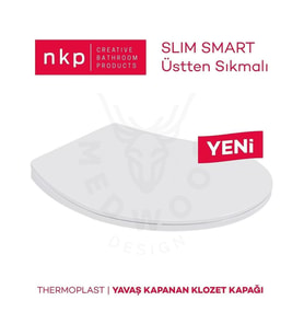 Nkp Slim Smart Thermoplast Yavaş Kapanan Klozet Kapağı NKP0302