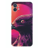 Nothing Phone 2 Kılıf Silikon Desen Özel Seri Red Eagle 1752