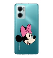 Redmi Note 11e  Kamera korumalı Kapak Minnie Mouse Tasarımlı  Şeffaf Kılıf