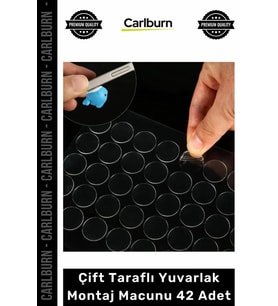 #MontajMacunu Güçlü Çift Taraflı Şeffaf Nano Adsorpsiyon Teknoloji Tak-Çıkar 40 Adet Montaj Macunu
