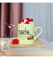 Tarih Öğretmeni Tasarımlı Kişiye Özel Sarı Türk Kahvesi Fincanı