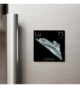 Lutetium (Lutesyum) Elementi – Buzdolap Magneti – 9x9 cm