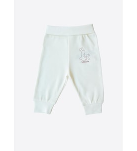 Organik New Basic Patiksiz Pantolon Ekru
