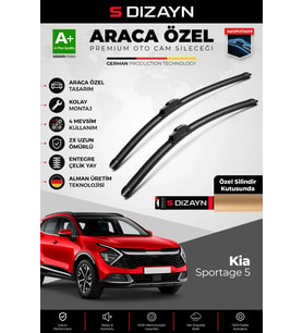 S-Dizayn Kia Sportage Ön Cam Silecek Seti 2021 Üzeri Premium Araca Özel 65-45 Cm A+ Kalite