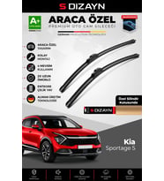 S-Dizayn Kia Sportage Ön Cam Silecek Seti 2021 Üzeri Premium Araca Özel 65-45 Cm A+ Kalite