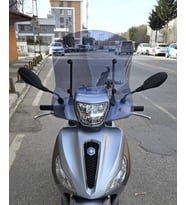 MOTOCAM Piaggio Medley S 150 Ön Cam 2021-2026 Model 54cm Füme Renkli APARATSIZDIR
