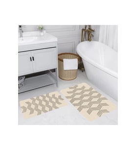 Eliana Home Baskılı 2'li Banyo Paspas Takımı RVG5141
