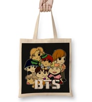 Bts Chibi Dogpile Bez Çanta Uzun Saplı