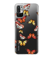 PrintiFy Xiaomi Redmi 10 5G ile Uyumlu 1mm Slim Fit Water Color 2 Baskılı Şeffaf  Kılıf