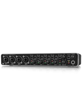 Behringer UMC404HD Audiophile 4x4, 24-Bit/192 kHz USB Audio/MIDI Arabirimi, Midas Mic Preamplifiers
