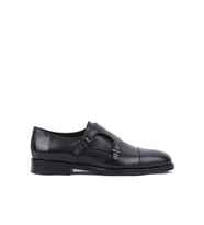 Shoetyle - Hakiki Deri Siyah Renk Günlük Erkek Ayakkabı 250-2379