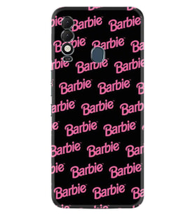 Tecno Spark 8T Kılıf Resimli Desenli Baskılı Silikon Barbie 1404