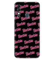 Tecno Spark 8T Kılıf Resimli Desenli Baskılı Silikon Barbie 1404