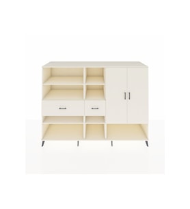 Kronos Dolap 10 Raflı 2 Çekmeceli 2 Kapaklı 220x59x163 Aytaşı-Aytaşı