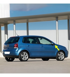 VW Polo 2005-2009 Sağ Dış Ayna Önü Üçgen Kapak 6Q0853274A